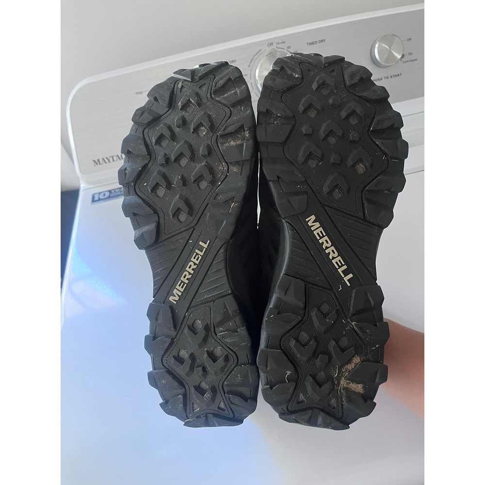 Merrell Speed Eco Mens Black Charcoal Trail Running Shoes J036985 Size 9.5 - Picture 3 of 6